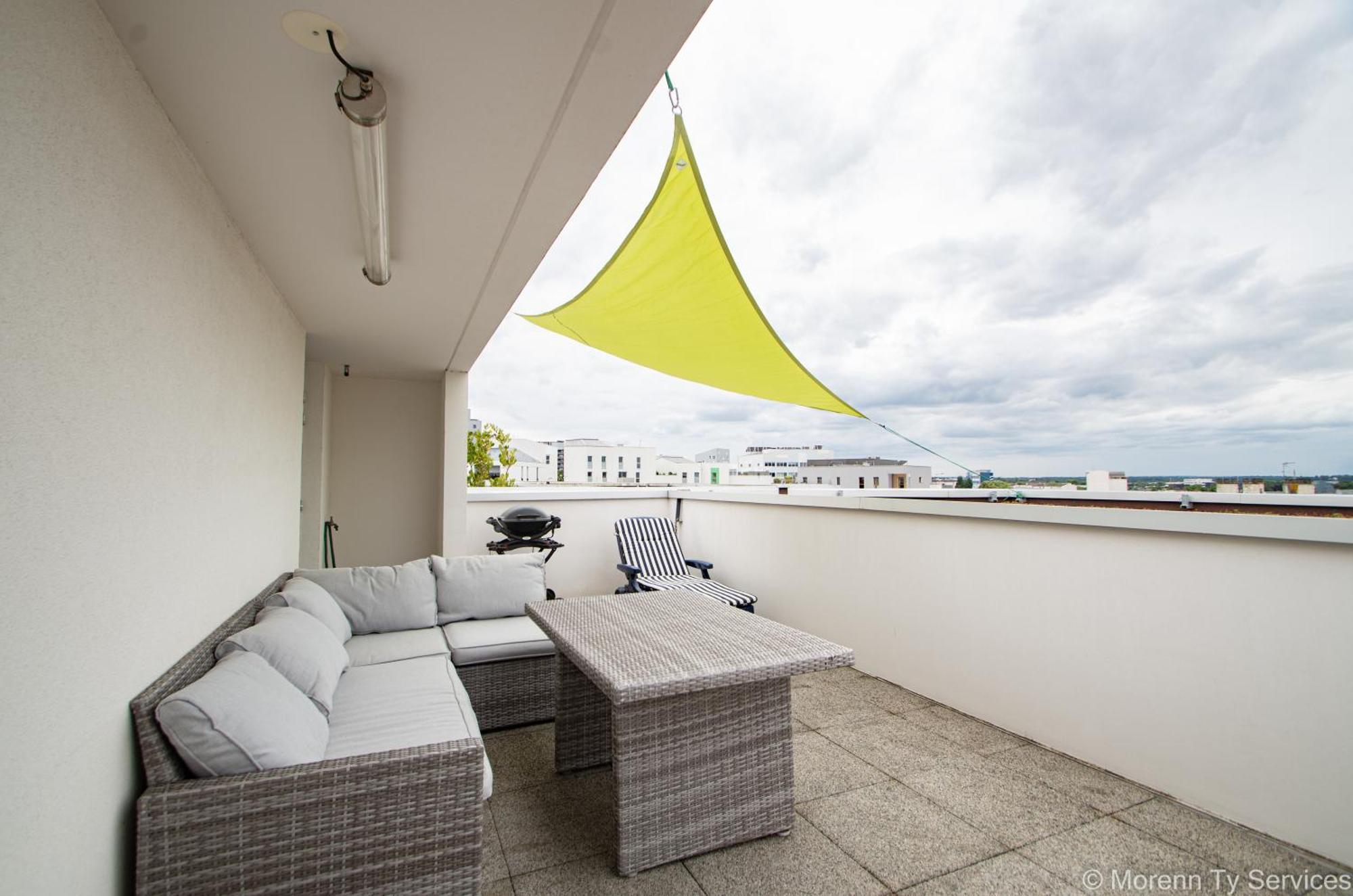 Triplex Terrasse Proche Metro - Ty Ar Mabilay Apartment Rennes Exterior photo
